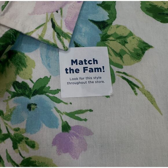 Old Navy Shirt Mens 2XL Everyday Party Regular Fit Tropical Floral Button Front - Picture 8 of 11